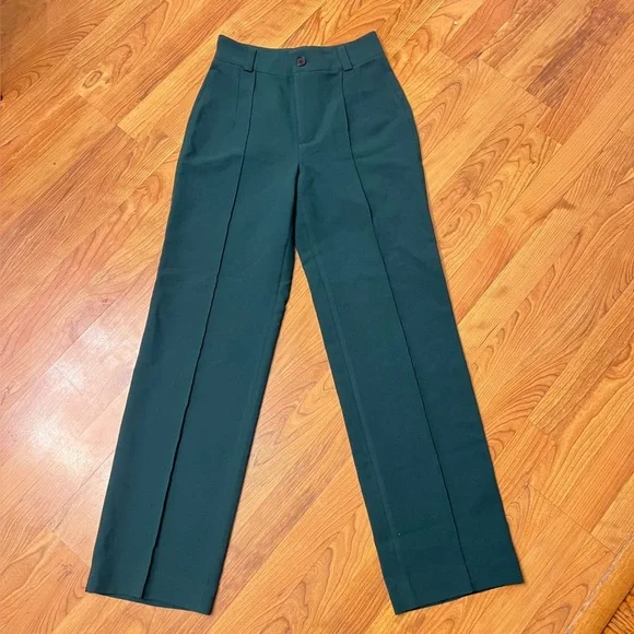 Zara Forest Green Trousers - Picture 3 of 6